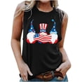 thumbnail image 1 of Qiopertar Blouse Sans Manches Imprimée Mode Décontractée pour Femmes Col Rond Sexy Pull-Over Slim Offres de la Semaine Liquidation à Moins de 5$ jusqu'à 90 % de Réduction, 1 of 4