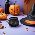 thumbnail image 4 of 12 piezas de plástico Halloween Candy Cauldron Candy Kettle Pot Bucket Bucket Decoración de Halloween, 4 of 8