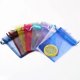 thumbnail image 2 of Lote de 50 bolsas pequeñas de Organza para joyería, 7x9, 9x12cm, con cordón para bolsita regalo de Navidad, boda, dulces, fiesta, bolsa de embalaje de cuentas, 2 of 4