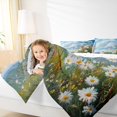 thumbnail image 4 of Manfei Kids Vibrant Groovy Bedding Comforter Set, Daisy Flower Floral Twin Comforter Sets, Western Farmhouse Reversible Bedding Set, Lightweight Room Decor, 2-Piece, 4 of 8