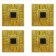 thumbnail image 1 of 4PCS Pegatinas de Mejora de SeñAl de TeléFono MóVil Amplificador de Mejora de Red Al Aire Libre Amplificador de SeñAl PortáTil, 1 of 4