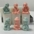thumbnail image 6 of WINDLAND Buddha Statue Soap Candle Mold for Candle Making Buddha Candle Silicone Moulds, 6 of 14