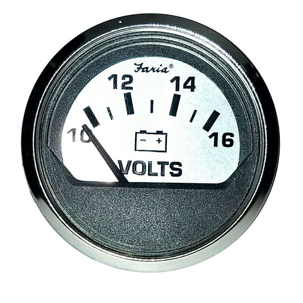 Faria 36032 Spun Silver Tachometer with Hourmeter