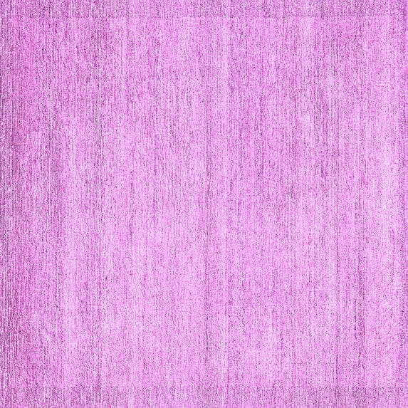 Ahgly Company Indoor Square Solid Purple Modern Area Rugs, 5' Square