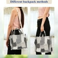 thumbnail image 4 of FORMRS Womens Corduroy Tote Bag Crossbody Shoulder Handbag with Pocket, Gray Cute Cats, 4 of 7