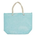 thumbnail image 3 of DII Stripe Shimmer Beach Bag 15x21.5x7",Shoulder Beach Travel Tote Bag-Blue, 3 of 9