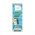thumbnail image 5 of Furinno Luder 4-Tier Open Shelf Bookcase, Light Blue/White, 5 of 6