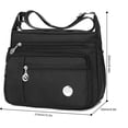 thumbnail image 5 of OUTAD Sac Messager Femme Multifonctionnel Sacs Bandoulière Imperméable Sac à Main en Nylon Grand Sac de Voyage, 5 of 5