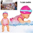 thumbnail image 3 of Muñeca de baño, muñeca impermeable para niña, 33 x 14 x 9 cm, muñeca bebé nadadora, mini muñeca Adepaton LN-0577, 3 of 7