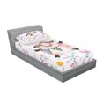 thumbnail image 3 of Modern Bedding Set with Sheet & Covers, Watercolor Romantic Design Cartoon Like Sheep and Branches Florals Print, Printed Bedroom Decor 2 Shams, 4 Sizes, Multicolor, by Ambesonne, 3 of 3