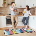 thumbnail image 6 of Colorful Arrow Abstract Kitchen Mat Set of 2 Cushioned Non Slip Rugs for Bedroom Floor Runner Mats, 6 of 7