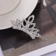 thumbnail image 4 of 1 pieza tiaras barrocas nupciales conjunto de joyas de corona de boda corona de reina gótica de diamantes de imitación de cristal y accesorios para el cabello de fiesta de disfraces de cumpleaños pla, 4 of 5