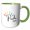 Green/White, variant on 3drose, Lgbtq Pride Month Celebration in June, 11oz Mug