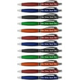 thumbnail image 2 of 12 Personalized Pens -Smoothie - Click Action Ballpoint - Great Gift Idea - Black writing ink - Full color - Custom Printed With Your Name, Logo or Message/Text - FREE PERSONALIZATION - 12 pkg., 2 of 10