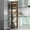 Walnut + Particle Board+MDF, variant on 7 Tier Multi Functional Pull Out Storage Shelf Single Sided Open Narrow Space Unit Black