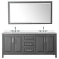 thumbnail image 7 of Wyndham Collection Wcv252580d-Qtz-Us3m70 Daria 80" Free Standing Double Basin Vanity Set -, 7 of 7