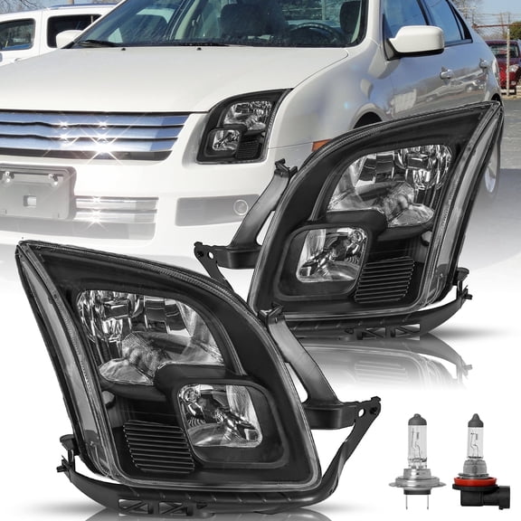 For 2006-2009 Ford Fusion Factory Style Headlights Headlamps Pair W/bulb