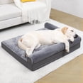 thumbnail image 2 of KSIIA Orthopedic Pet Couch for Extra Large Dogs, 40"x32" Dog Bed Sofa with Removable Waterproof Cover, 2 of 8