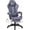 227grey, variant on High- PC Gaming Chair Office Chair, Desk Task Chair Computer Racing Chair, PU Executive Swivel Rolling Chair with Support for Women, Men (Brown)
