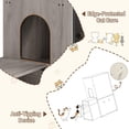 thumbnail image 5 of Cat Litter Box Enclosure for 2 Cats and Doors,Double Cat House with Storage Space,Enclosed Litter Box Furniture with Ladder, 5 of 8