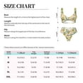 thumbnail image 4 of Kdxio Lemon Print Women's 2 Piece High Waisted Wrap Spaghetti Strap Summer Swimsuit Bikini Set-Large, 4 of 7