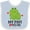 Blue and White, variant on Inktastic My Papi Loves Me Grandson Frog Boys Baby Bib