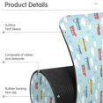thumbnail image 4 of Yayeee Faucet Mat for Kitchen Sink 30" Diatomite Long Splash Guard Pad, Blue Trains Pattern, 4 of 7