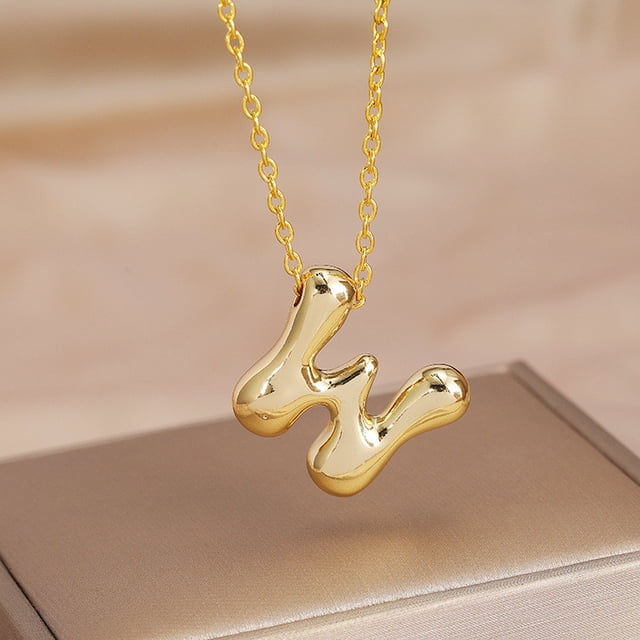 Collar para Mamá,Collar de Letra Inicial de Oro Joyería de Aleación Personalizada para Ella,Regalo para el Aniversario Del Cumpleaños de la Madre,Collar Inicial de Oro,,