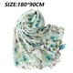 thumbnail image 4 of Bufanda bohemia para mujer, ligera, con estampado floral, chal con flecos, moda otoño-invierno, 4 of 7