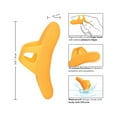 thumbnail image 2 of CalExotics Neon Vibes The Flirty Vibe Finger Vibrator, Orange, 2 of 5