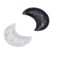 thumbnail image 1 of 2Pcs Moon Shape Jewelry Dish Small Organizer Holder for Necklace Candy Display Tray, 1 of 8