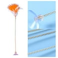 thumbnail image 3 of 5Pcs Interactive Feather Cat Toy With Suction Cup Base Cat Toy With Wire Spring, 3 of 5