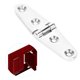 thumbnail image 3 of Corrosion Resistance Easy Operation Door Hinge Garage Door Hinges for Cabinet Door Glass Door ANGGREK Otros, 3 of 8