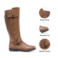 thumbnail image 3 of Dream Pairs Women's Fashion Faux Fur-Lined Wide Calf Knee High Winter Boots, 3 of 7