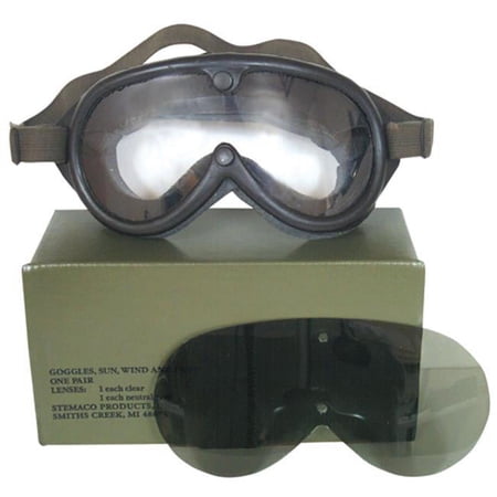 Fox Outdoor Sun, Dust and Wind Goggles, Black 099598902957