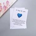 thumbnail image 3 of Tarjeta de felicitación MIXJOY Pocket Hug Token con tarjeta azul, 3 of 7