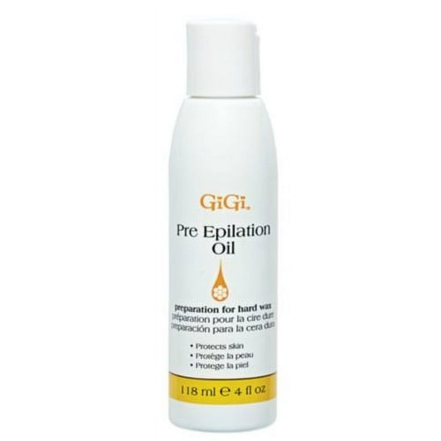 Aceite predepilatorio GiGi con aceites de soja y semillas de uva, 4