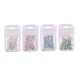 thumbnail image 3 of IDEANATEGRATE 4Ud Colorful Rhinestone Para De Con De Vidrio, 3 of 5