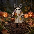 thumbnail image 4 of DefiDgd Halloween Ghost Metal Yard Stake,Vintage Rustic Style Outdoor Ghost Decor for Halloween Fall Porch Lawn Flower Bed Garden Holiday Party Home Decoration(B), 4 of 9