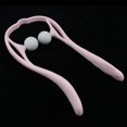 thumbnail image 4 of ador de cuello Bola de rodillo Herramienta de auto Hombro Dolor de espalda Alivio de la rigidez Rosado Yuyangstore Rodillo de masajeador de cuello, 4 of 8
