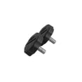thumbnail image 1 of Accessories Unlimited AUDX2 5 mm Replacement Plastic Side Knobs, Black - 1 Pair, 1 of 1