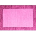 thumbnail image 1 of Ahgly Company Indoor Rectangle Solid Pink Modern Area Rugs, 2' x 5', 1 of 4