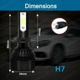 thumbnail image 3 of IHNZCB 9005+H7+H11 for Subaru Outback 2010-2014 White Led Headlights Bulb High Low Beam Fog Light,C9B,Y01, 3 of 19