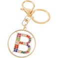 thumbnail image 1 of Letter Keychain,26 Letters A-Z Decorative Letter Keychain,Name Keychain for Women Girls Men Teenager Gift, 1 of 5