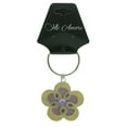 thumbnail image 2 of Flower Shaped Rhinestone Accented Split-Ring Key Chain, 2 of 2