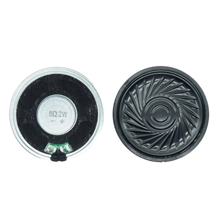 tegongse 2PCS 40mm Full Spectrum Speakers 8Ohm 2W with Strong Magnet Horn Loudspeaker Powerful Sound Speakers Pair