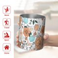 thumbnail image 5 of 12oz Coffee Tumblers Pioneer Flower Floral Print Pattern Stainless Steel Vacuum Insulated Travel Tumbler Coffee Cups Mug with Lid and Straw with Cleaning Brush for Cold & Hot Drinks, 5 of 5