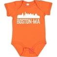 thumbnail image 3 of Inktastic Boston Massachussetts Skyline Boys or Girls Baby Bodysuit, 3 of 5