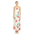 thumbnail image 6 of White Mark Women's Floral Sleeveless Side Slit Maxi Dress, 6 of 7