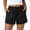A1 Black, variant on SAHFX Gauze Shorts for Women Lightweight Shorts Gauze Short Cute Shorts Dressy Outfits Elastic Waist Drawstring Comfy Shorts Modest Shorts for Women with Pockets Women Pull On Shorts
